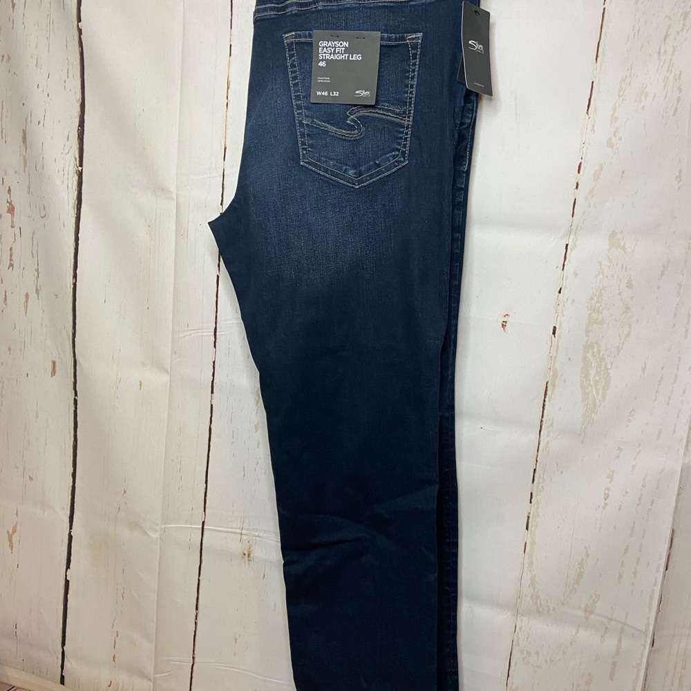 Silver Jeans Grayson Easy Fit W46 L32 Indigo Color NWT